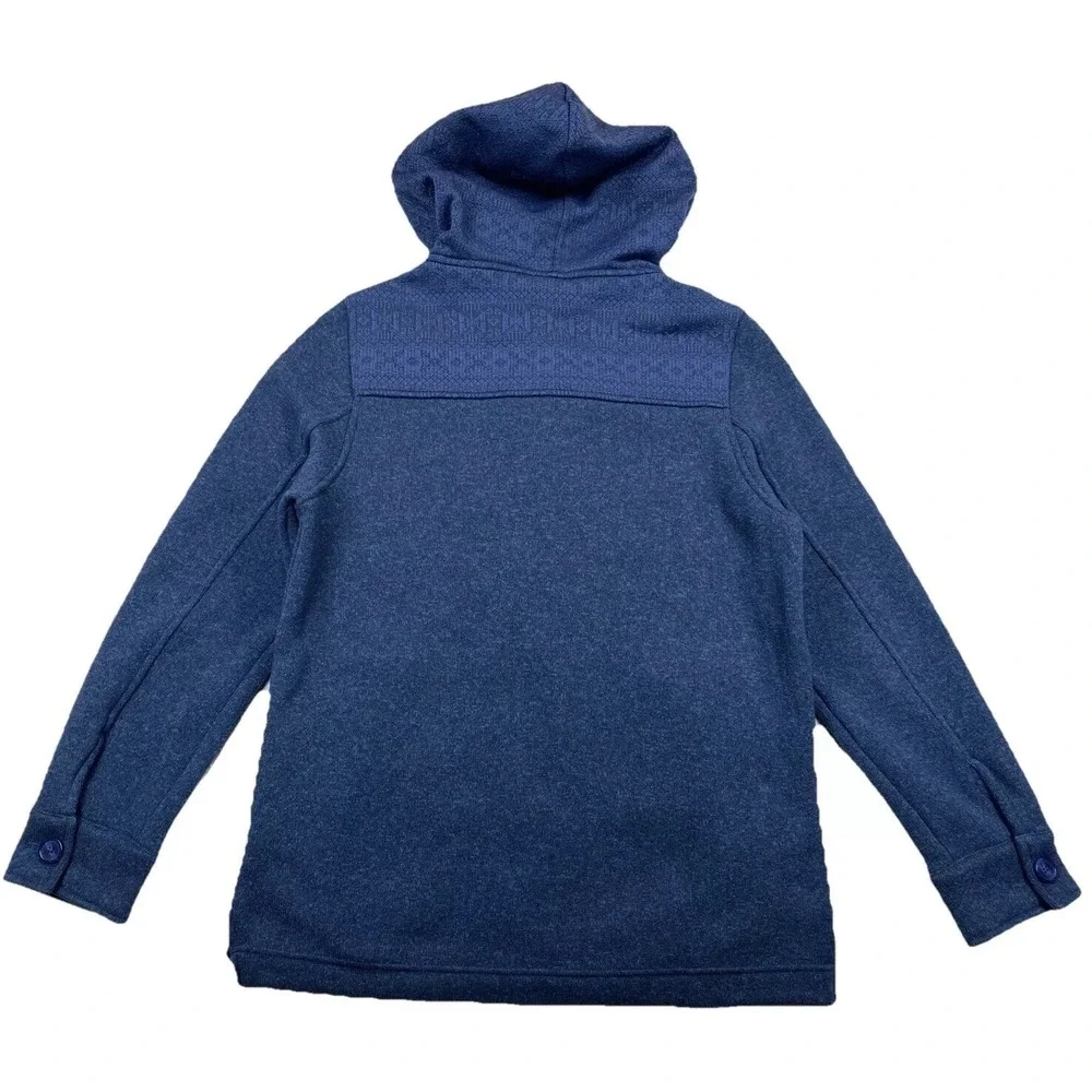 Patagonia Women's Medium Better Sweater‎ Icelandic Jacket Navy Blue Button Up